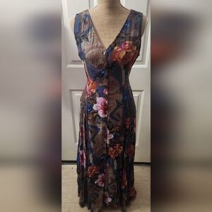 Moda Speigel Floral Maxi with Lining Size10